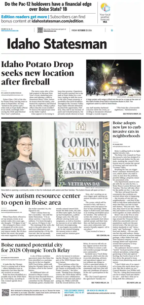 Cover of The Idaho Statesman