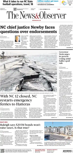 Cover of The News & Observer