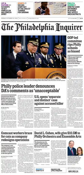 Cover of The Philadelphia Inquirer