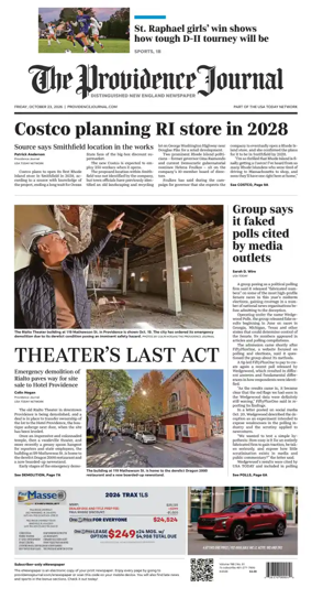 Cover of The Providence Journal