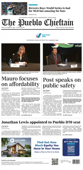Cover of The Pueblo Chieftain
