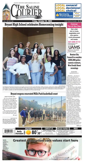 Cover of The Saline Courier