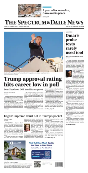 Cover of The Spectrum & Daily News