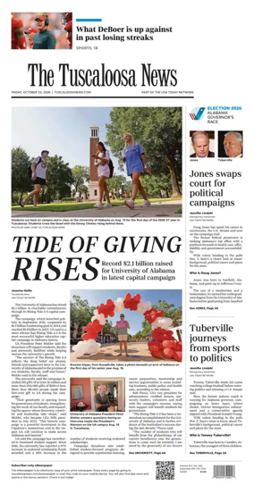 Cover of The Tuscaloosa News