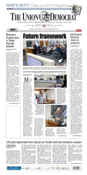 Cover of The Union Democrat