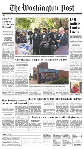 Cover of The Washington Post