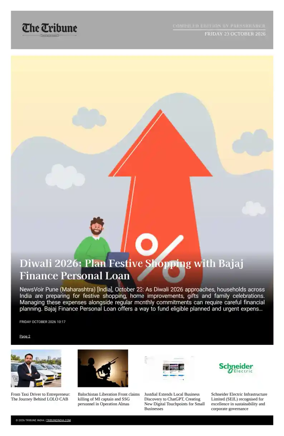 Cover of Tribune India - Compiled Edition