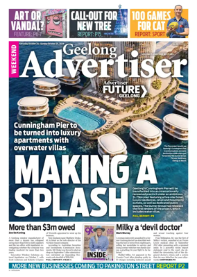 Cover of Geelong Advertiser