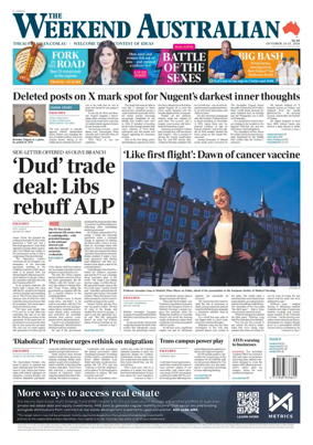 Cover of The Australian