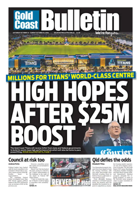 Cover of The Gold Coast Bulletin
