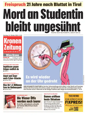 Cover of Kronen Zeitung