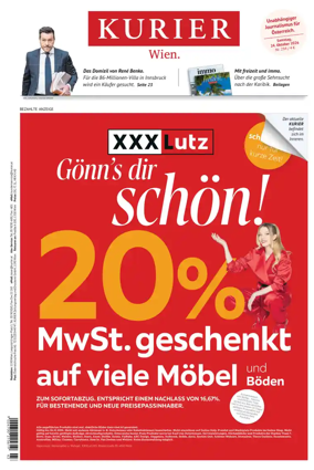 Cover of Kurier (Samstag)