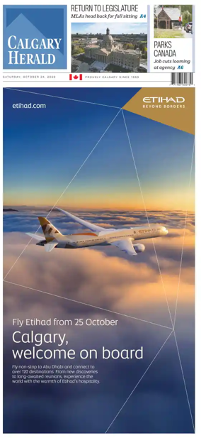 Cover of Calgary Herald