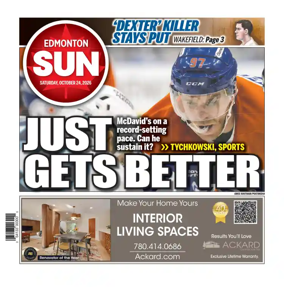 Cover of Edmonton Sun