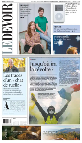 Cover of Le Devoir
