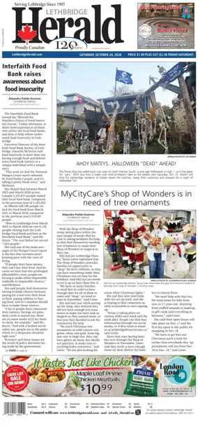 Cover of Lethbridge Herald