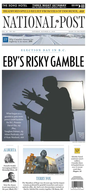 Cover of National Post - (Latest Edition)