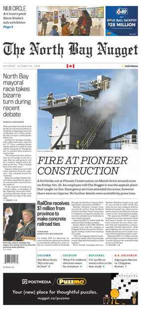 Cover of North Bay Nugget