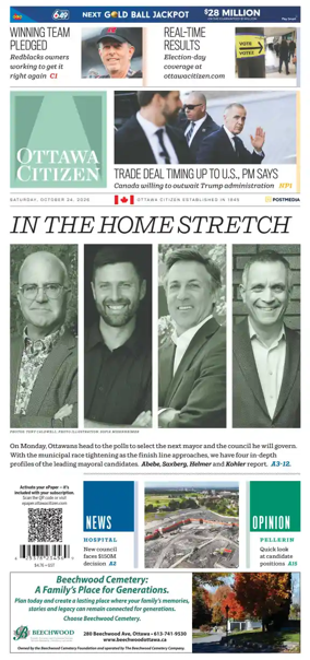 Cover of Ottawa Citizen