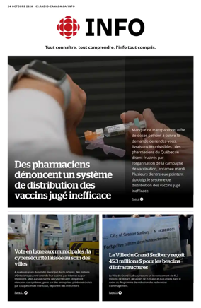 Cover of Radio-Canada Info