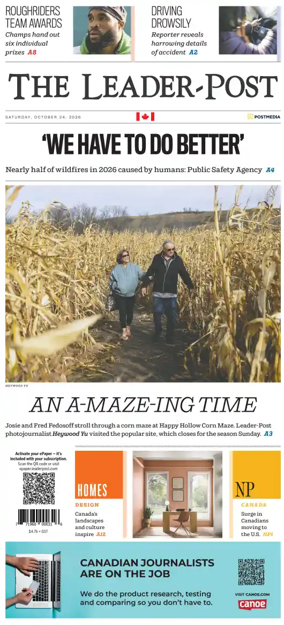 Cover of Regina Leader-Post