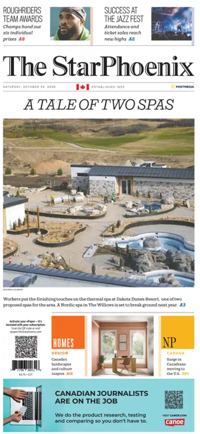 Cover of Saskatoon StarPhoenix