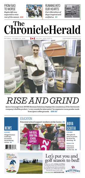 Cover of The Chronicle Herald (Provincial)