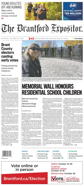 Cover of The Expositor (Brantford)