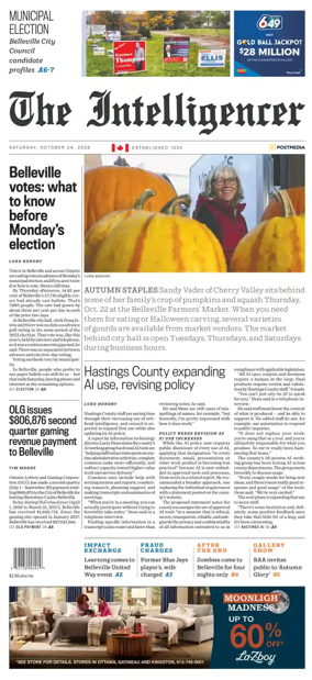 Cover of The Intelligencer (Belleville)