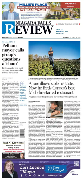Cover of The Niagara Falls Review