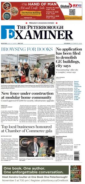 Cover of The Peterborough Examiner