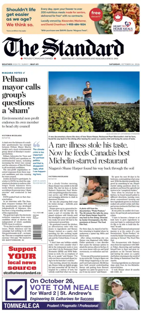 Cover of The Standard (St. Catharines)
