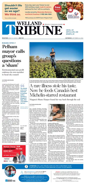 Cover of The Welland Tribune
