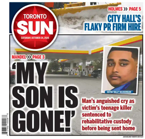 Cover of Toronto Sun