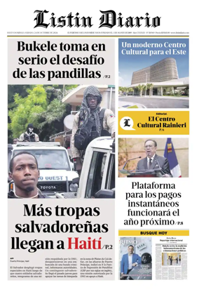 Cover of Listin Diario