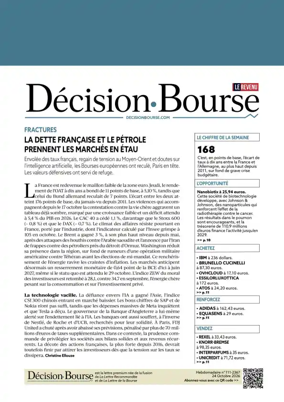 Cover of Decision Bourse