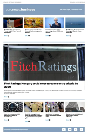 Cover of Euronews Business