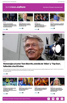 Cover of Euronews Culture and Sport (Spanish) Compiled Edition