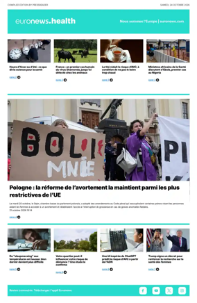 Cover of Euronews Health (French)