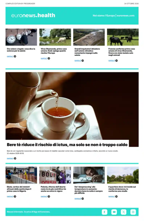 Cover of Euronews Health (Italian)