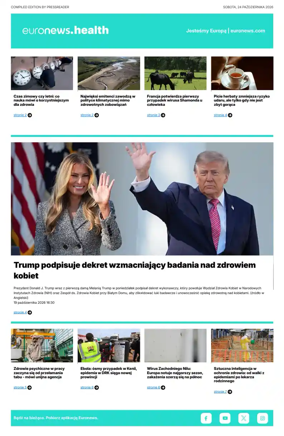 Cover of Euronews Health (Polish)