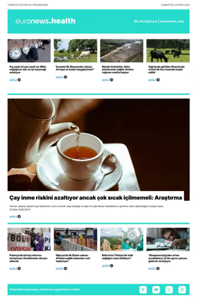 Cover of Euronews Health (Turkish) Compiled Edition