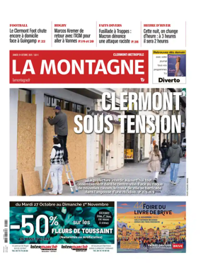 Cover of La Montagne (Clermont-Metropole)