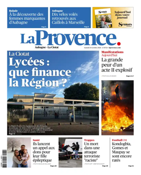 Cover of La Provence Aubagne-La Ciotat