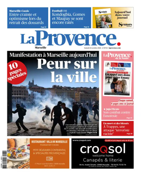 Cover of La Provence Marseille