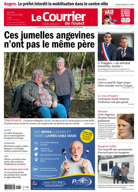 Cover of Le Courrier de l’Ouest (Nord Anjou)