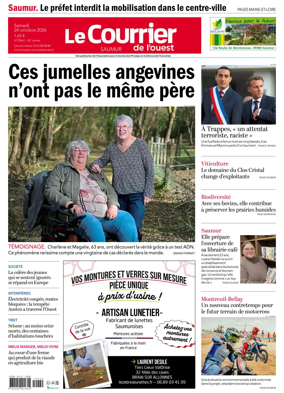 Cover of Le Courrier de l’Ouest (Saumur)