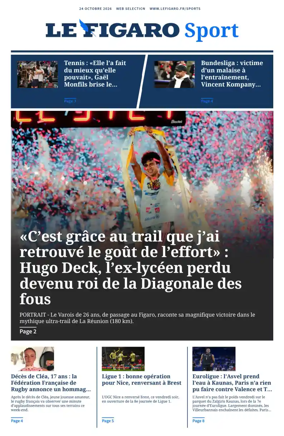 Cover of Le Figaro Sport