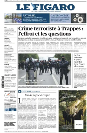 Cover of Le Figaro