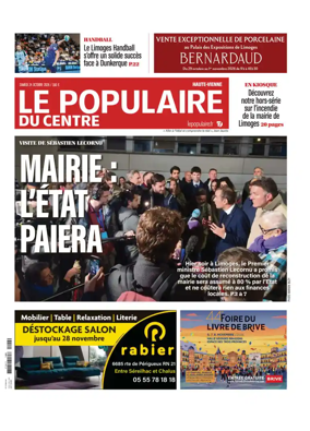 Cover of Le Populaire du Centre (Haute-Vienne)